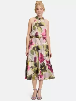 Коктейльное платье Vera Mont, мультиколор