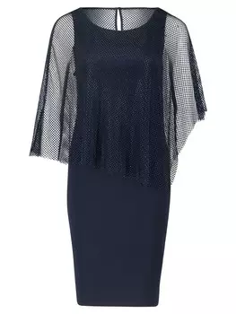 Коктейльное платье Vera Mont, ночная синяя