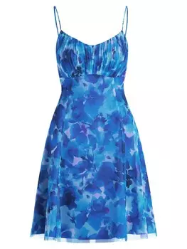 Коктейльное платье Vera Mont, темно-синий