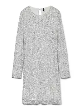 Коктейльное платье VERO MODA Cocktail Dress LIMA, серебряный