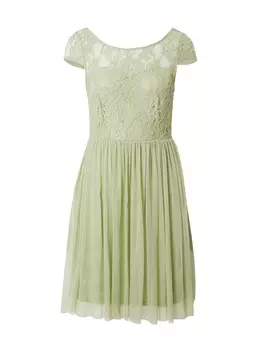 Коктейльное платье VILA ULRICANA, пастельный зеленый