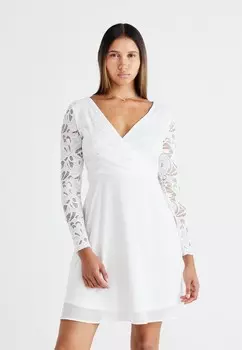 Коктейльное платье VISTASIA SHORT DRESS VILA, кремовый