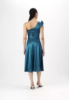 Коктейльное платье / вечернее платье MELODY MIDI WAL G., бирюзовый синий
