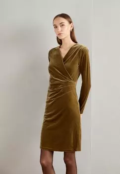 Коктейльное/праздничное платье DRESS b.young, цвет military olive