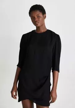Коктейльное/праздничное платье DRESS DKNY, цвет black