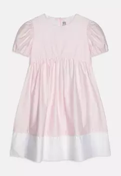 Коктейльное/праздничное платье DRESS Il Gufo, цвет pink/white