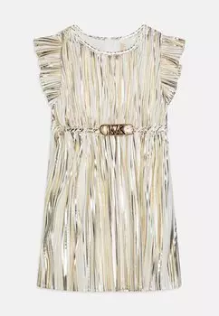 Коктейльное/праздничное платье DRESS Michael Kors Kids, цвет ecru dore