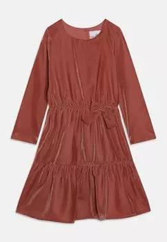 Коктейльное/праздничное платье DRESS WITH BOW happy girls, цвет rosewood