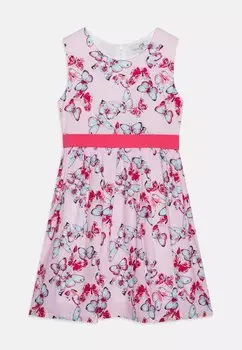 Коктейльное/праздничное платье DRESS WITH TIE BAND happy girls, цвет pink