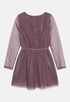 Коктейльное/праздничное платье NKFVABOS DRESS Name it, фиолетовый