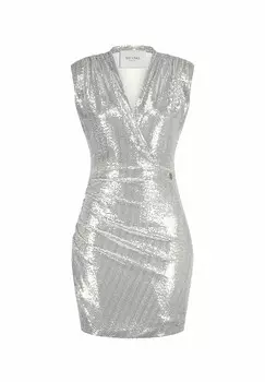 Коктейльное/праздничное платье Nociwa Nicowa, серебро