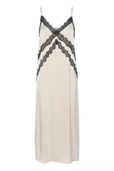 Коктейльное/праздничное платье SACHI SLIP DRESS Gestuz, бежевый