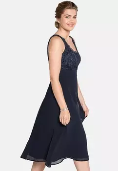 Коктейльное/праздничное платье Sheego, темно-синий