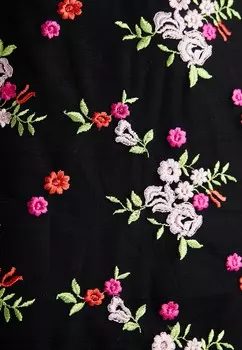 Коктейльное/праздничное платье VILARA HIGH NECK MIDI DRESS VILA, черный