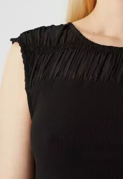 Коктейльное/праздничное платье VITULINA CAPSLEEVE DRESS VILA, черный