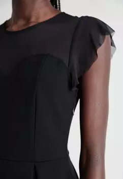 Коктейльное/праздничное платье VIVARA DRESS VILA, черный