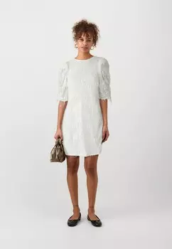 Коктейльное/праздничное платье YASBELLA DRESS YAS, белый