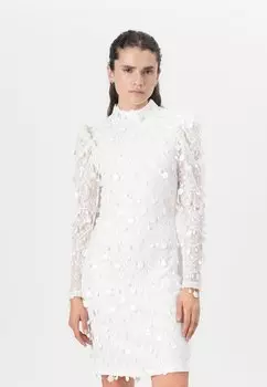 Коктейльное/вечернее платье BEATE DRESS CELEB YAS, белый