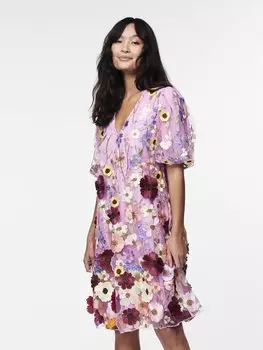 Коктейльное/вечернее платье FLOWERING DRESS SHOW YAS, розовый