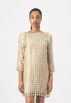 Коктейльное/вечернее платье HEDYSCEPEBBYVA DRESS Bruuns Bazaar, золотой
