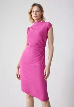 Коктейльное/вечернее платье LINEN MIX BLEND MINI DRESS Anna Field, розовый