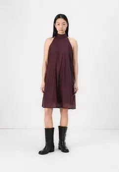 Коктейльное/вечернее платье MSCHALITHEA FAUSTINA DRESS MSCH Copenhagen, коричневый