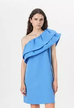 Коктейльное/вечернее платье OBJMIRA SHORT DRESS Object, синий