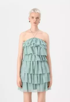 Коктейльное/вечернее платье ONLCARLEY SHORT DRESS ONLY, синий