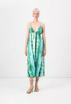 Коктейльное/вечернее платье ONLJANE LIFE LONG DRESS ONLY, темно-зеленый