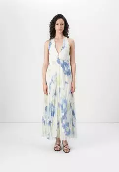 Коктейльное/вечернее платье PLUNGE HALTER GISELLE Abercrombie & Fitch, белый