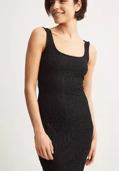 Коктейльное/вечернее платье STRAP MINI NA-KD, черный