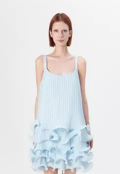 Коктейльное/вечернее платье VMCIMMIE SINGLET DRESS Vero Moda, светло-голубой