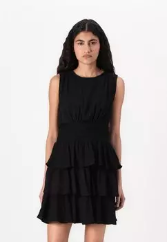 Коктейльное/вечернее платье VMLISE O NECK DRESS Vero Moda, черный