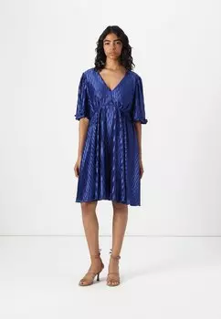 Коктейльное/вечернее платье WAVE DRESS YAS, цвет Deep Ultramarine