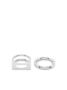 Кольца для клетки (комплект из двух) Tom Wood, серебяный