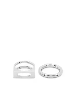 Кольца для клетки (комплект из двух штук) Tom Wood, серебряный