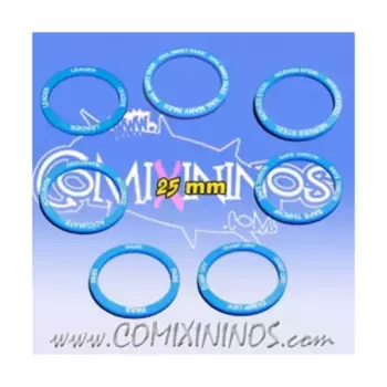 Кольца навыка паса, 25 мм – синие, Fantasy Football Miniatures - Accessories (28mm)