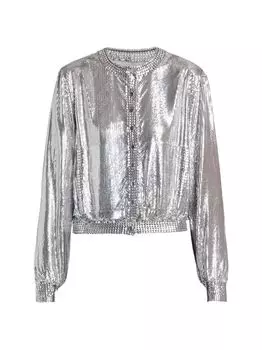 Кольчужная куртка Paco Rabanne, серебряный