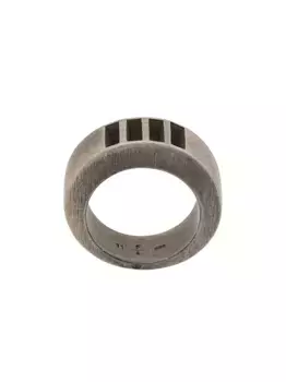 Кольцо 4-Bar Punchout Crescent Parts of Four, серебяный