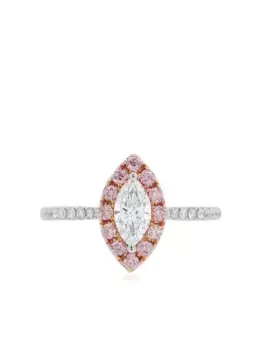 Кольцо Argyle Pink из золота с бриллиантами HYT Jewelry, розовый