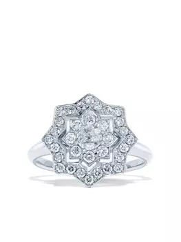 Кольцо Astra из белого золота с бриллиантами David Morris, серебряный