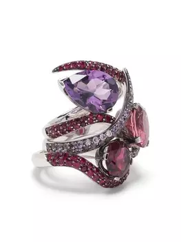 Кольцо Aurora из белого золота Shaun Leane, серебряный