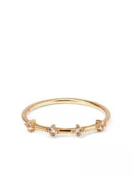 Кольцо Bamboo из желтого золота с топазом Otiumberg, золотой