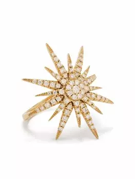 Кольцо Big Sun из желтого золота с бриллиантами Djula, золотой