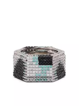 Кольцо Bolt DARKAI, серебряный