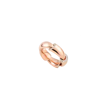 Кольцо calla из розового золота 18 карат с бриллиантами Vhernier