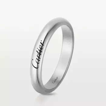 Кольцо Cartier C de Cartier Wedding, 3 мм, платина