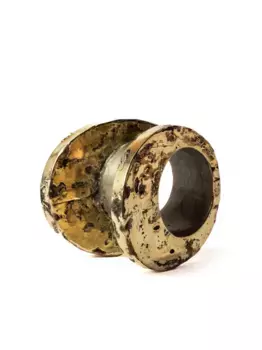 Кольцо Chasm с эффектом потертости Parts of Four, золотой