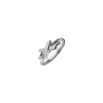 Кольцо Chaumet Jeux de liens из белого золота с бриллиантами