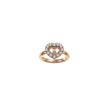 Кольцо Chopard Happy diamonds из розового золота с бриллиантами